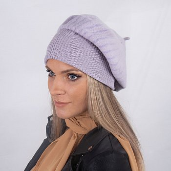 Women's beret with Fariana knit