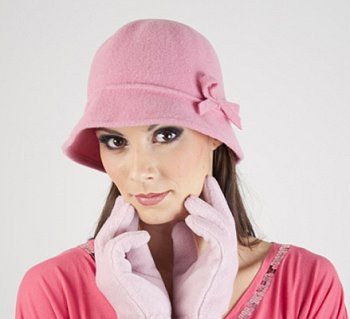Osarina women's wool hat pink