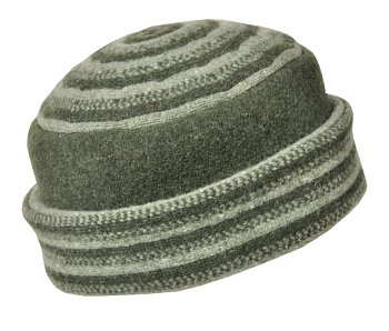 Ontario women's winter hat dark green