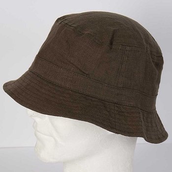 Linen bucket hat 206400HH olive 60