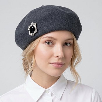 Women's fascinator 19813 tmavošedá(anthrazit)