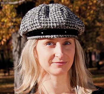 Fabric beret D959-939 black