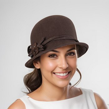 Women's hat 21003 Brown