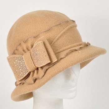 Klobouk Raissa beige (camel)