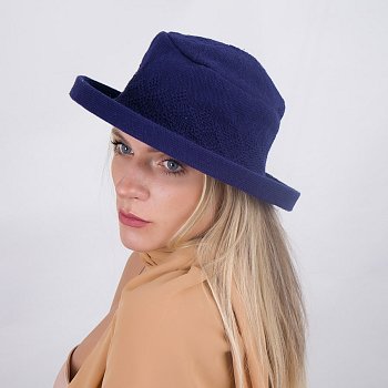 Luska cotton hat navy