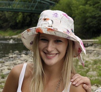 Women's cotton hat C982-739