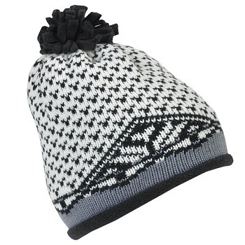 Men's hat 4222 gray-white