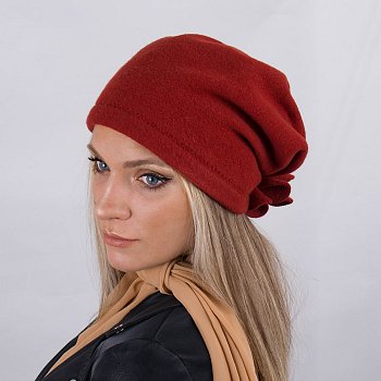 Luna wool hat Luna red