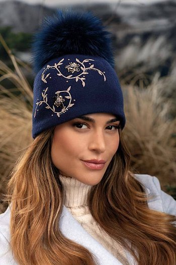 Luxury Nesa hat blue