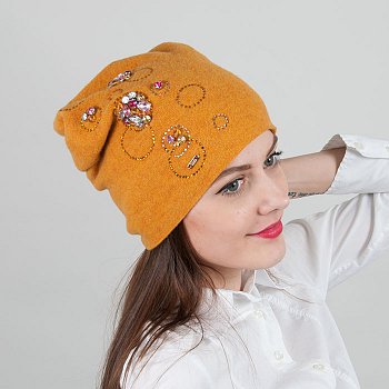 Women's hat Asti ochre