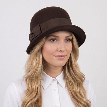 Wool hat 14859B Brown