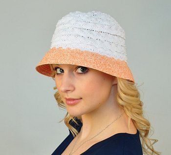 Women's hat 12044 Orange