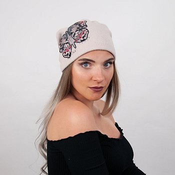 Women's hat Michalina_AT beige