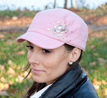 Women's hat sewn 9178-92-7217