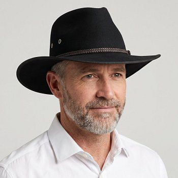 Traveller felt hat 26962 black 56