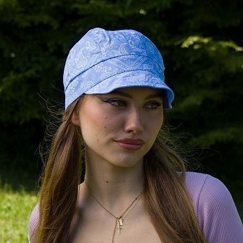 Women's double-sided cap 235542HH blue 58