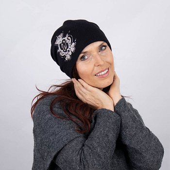 Women's winter hat Adarisa-at black