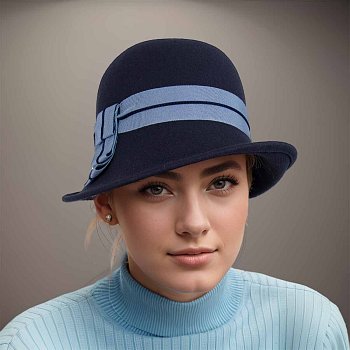 Cloche hat 21965 navy