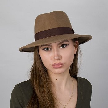Women's hat 181116 camel 59