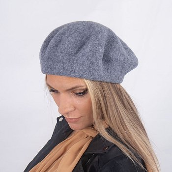 Women's beret FloraWN grey