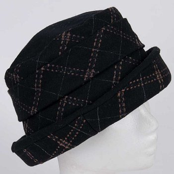 Women's winter hat 9178-95-5212 black 57