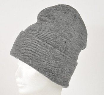 knitted hat 176121HC light grey