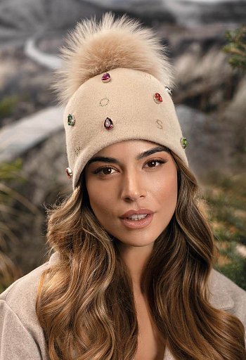 Luxury Neva hat beige