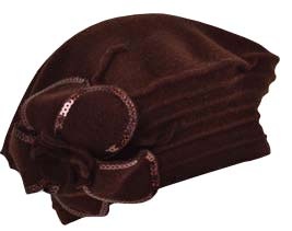 Honorata women's beret Brown
