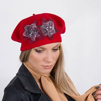 Luxury beret Elinor