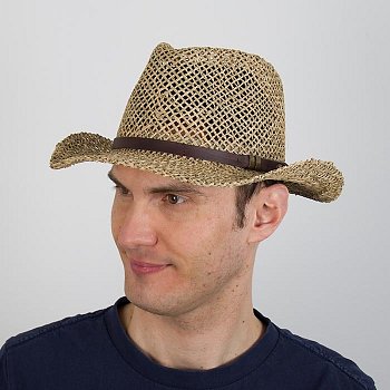 Men's summer straw hat 23034